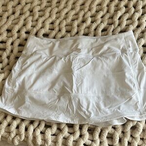 Lululemon White Athletic Skort